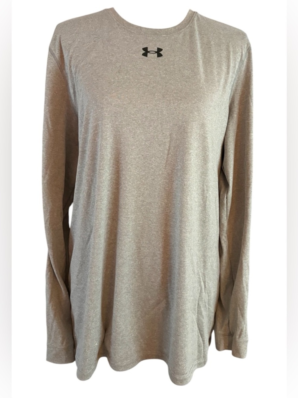 Under Armour Heather Gray HeatGear Long Sleeve Tee